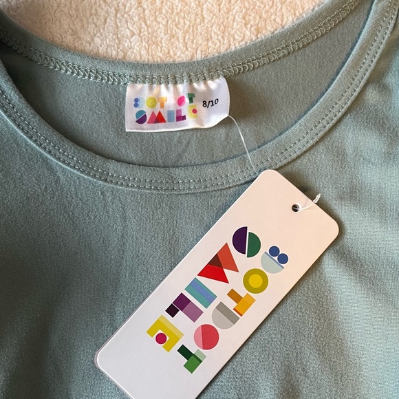 Dot Dot Smile twirl dress, blue/yellow. New with tags. Sz 8/10 - Picture 3 of 3